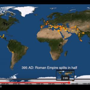 Рождение и смерть городов за 6000 лет истории показали на видео